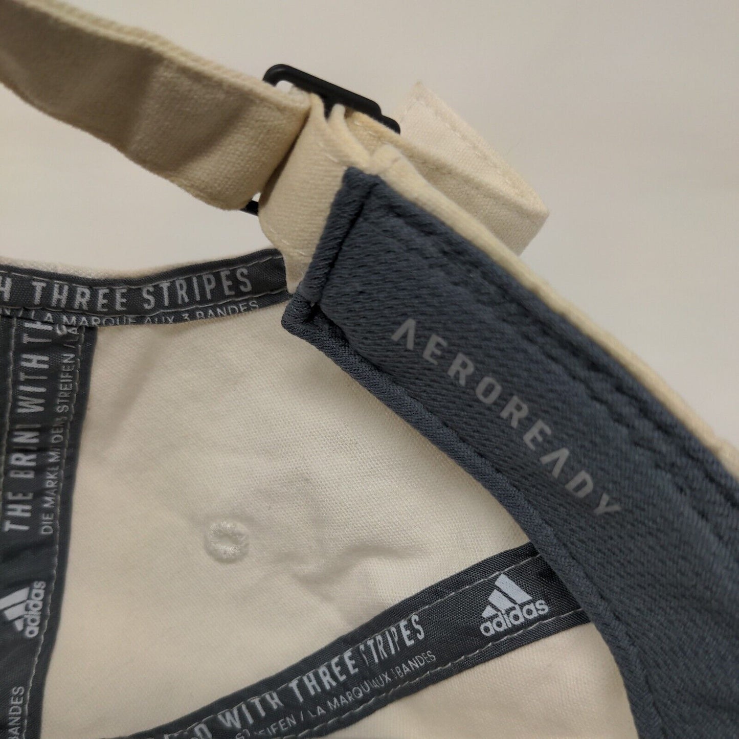 Three Stripe Life Only The Best For The Athlete Slideback Hat Cream OS Adidas