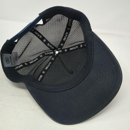 G/FORE Trucker Hat Blue One Size Mesh Back Snapback Circle Logo Gradient Pins