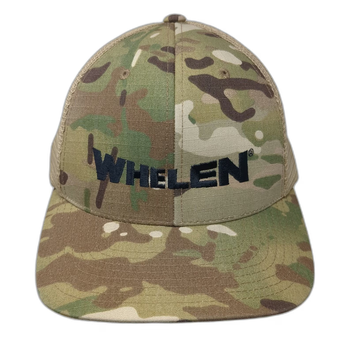 Cap America Whelen Trucker Hat Green Camo One Size Mesh Snapback Flat Brim