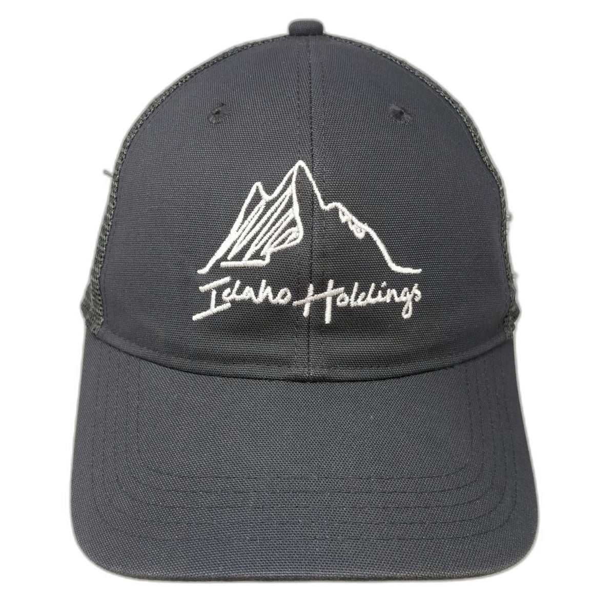 Carhartt Trucker Hat Gray One Size Idaho Holdings Mountain Mesh Work Snapback