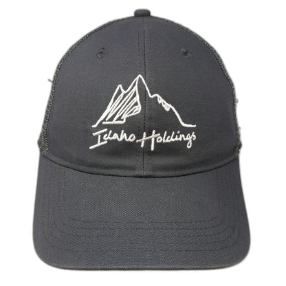 Carhartt Trucker Hat Gray One Size Idaho Holdings Mountain Mesh Work Snapback