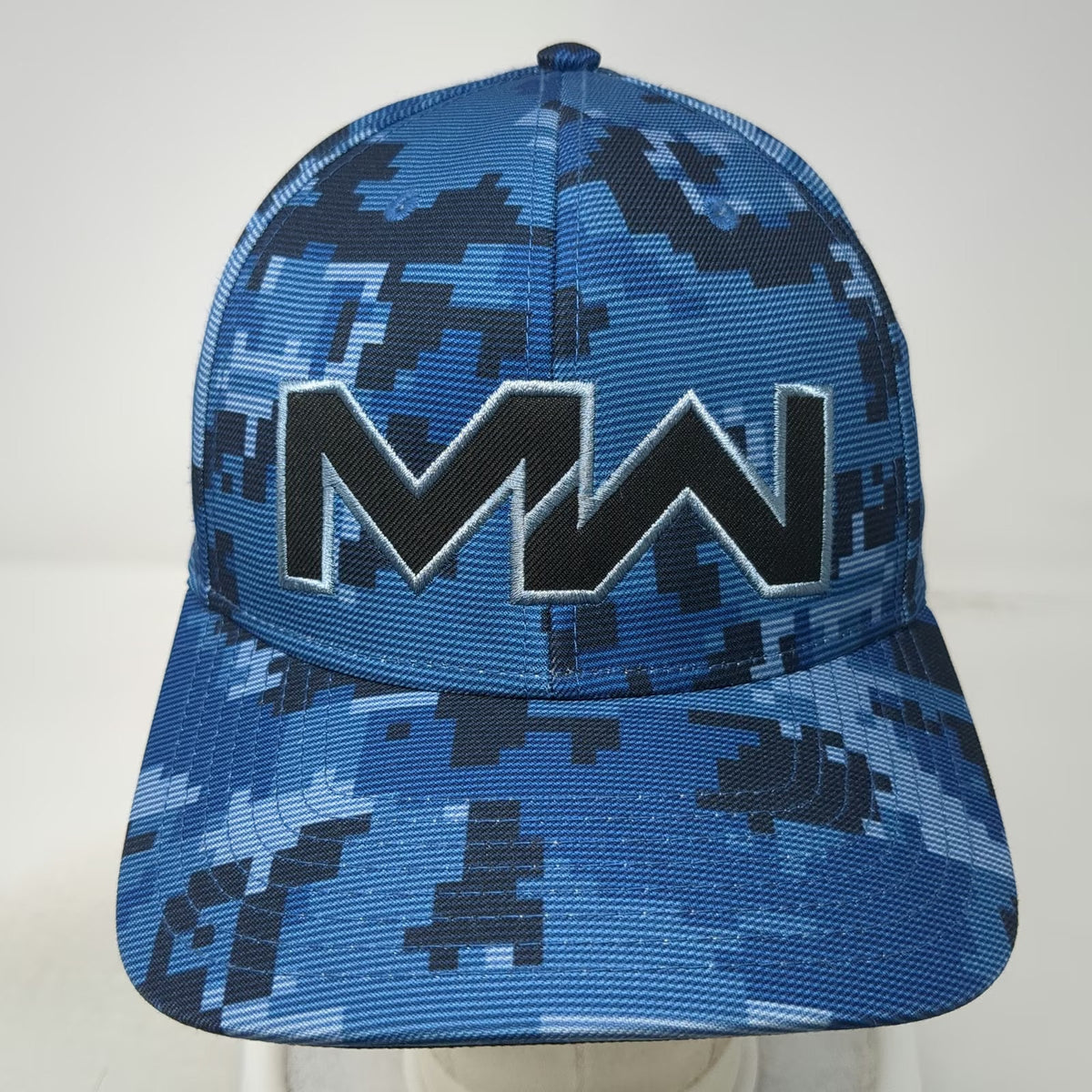 Call of Duty Modern Warfare Snapback Blue One Size Digital Camo Video Game Hat