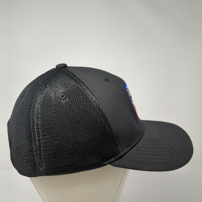 Give Kids Smile Strapback Hat Black One Size Otto Orthodontics 6 Panel