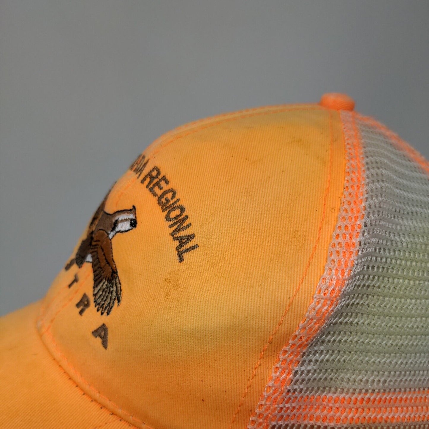 2007 Florida Regional NSTRA Snapback Trucker Hat Orange OSFM Mesh Back Otto