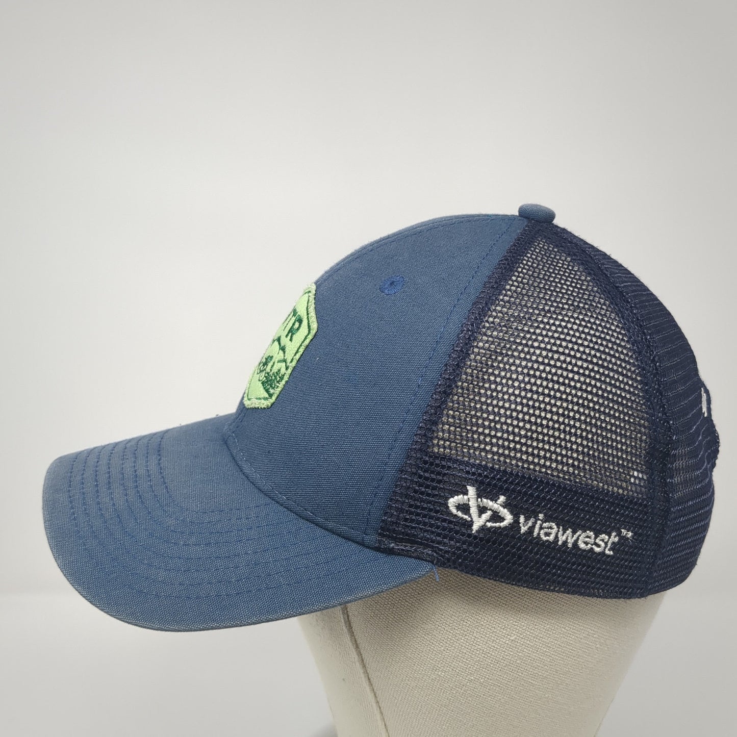 RTR Staff Trucker Hat Blue One Size Adjustable Embroidered Mesh Back Ouray