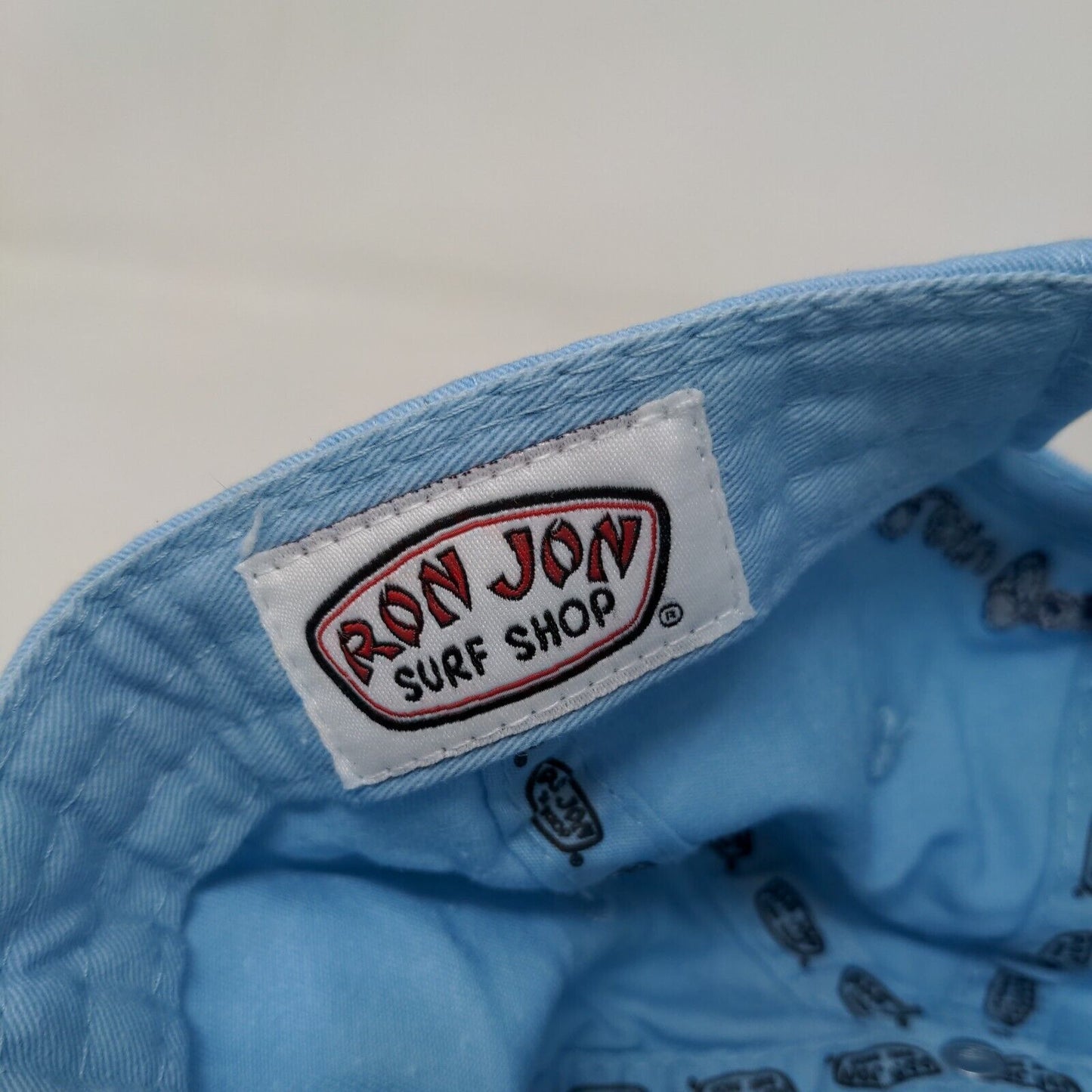 Palm Tree Strapback Hat Blue OSFM Embroidered 6 Panel Ron Jon Surf Shop