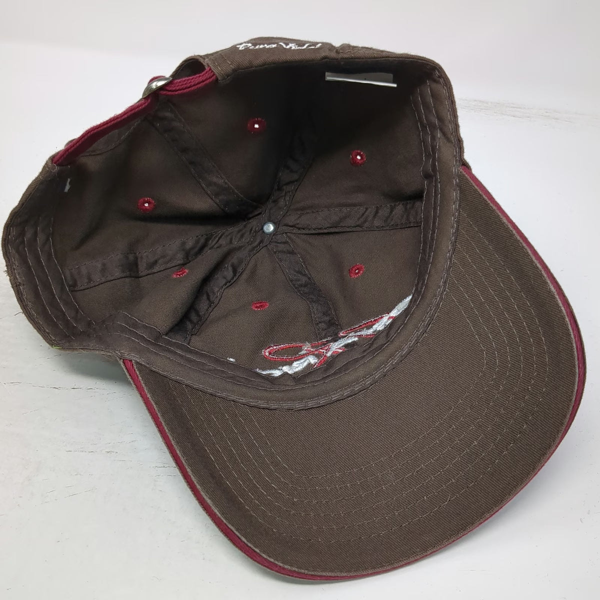 Branding Costa Rica Baseball Cap Brown One Size Pura Vida Souvenir Slideback Hat