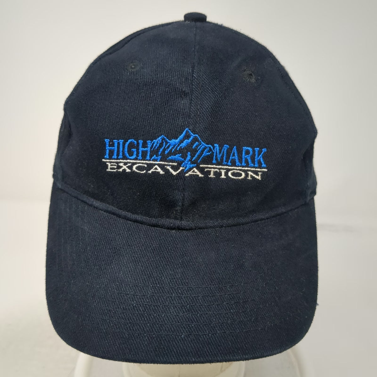 Port & Company Baseball Cap Blue One Size High Mark Excavation Mountain Hat