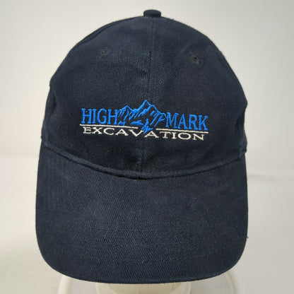 Port & Company Baseball Cap Blue One Size High Mark Excavation Mountain Hat