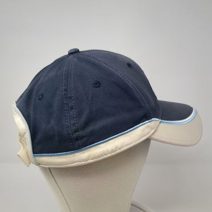 Bud Light Bud Bowl 97 Football Embroidered Cap Strapback Blue Beige OSFA