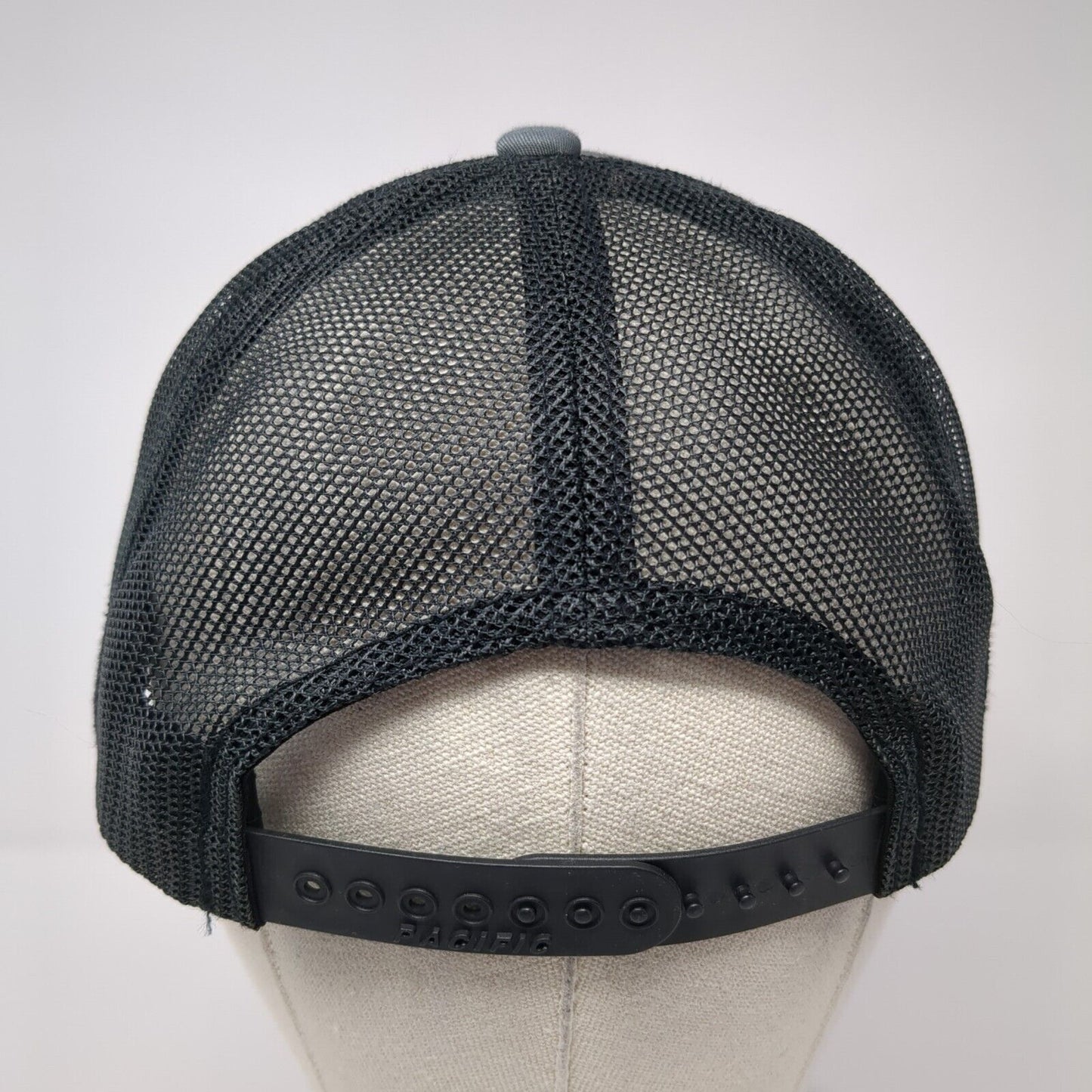 Valley Wide Cooperative Trucker Hat Gray OS Adjustable Mesh Pacific Headwear