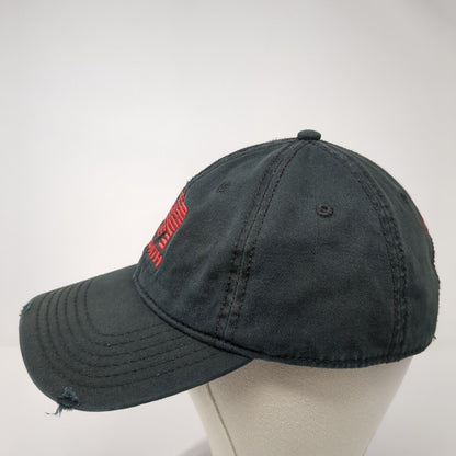 Redpath Logo Strapback Hat Black One Size Adjustable 6 Panel Otto