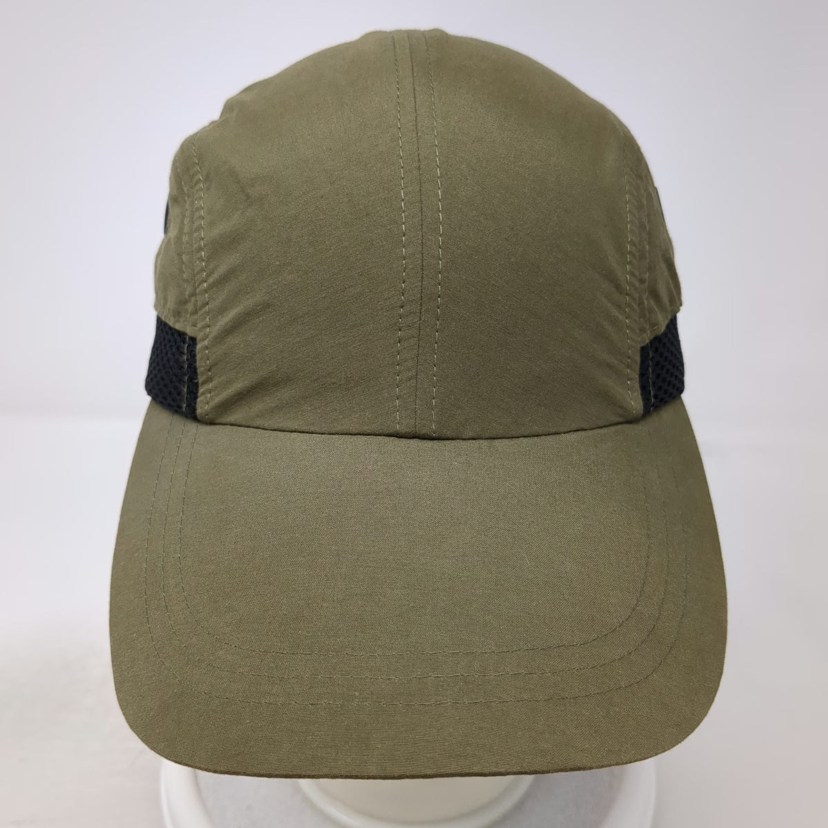Adams Baseball Cap Green One Size Mesh UPF 50+ Sun Protection Chin Strap Hat