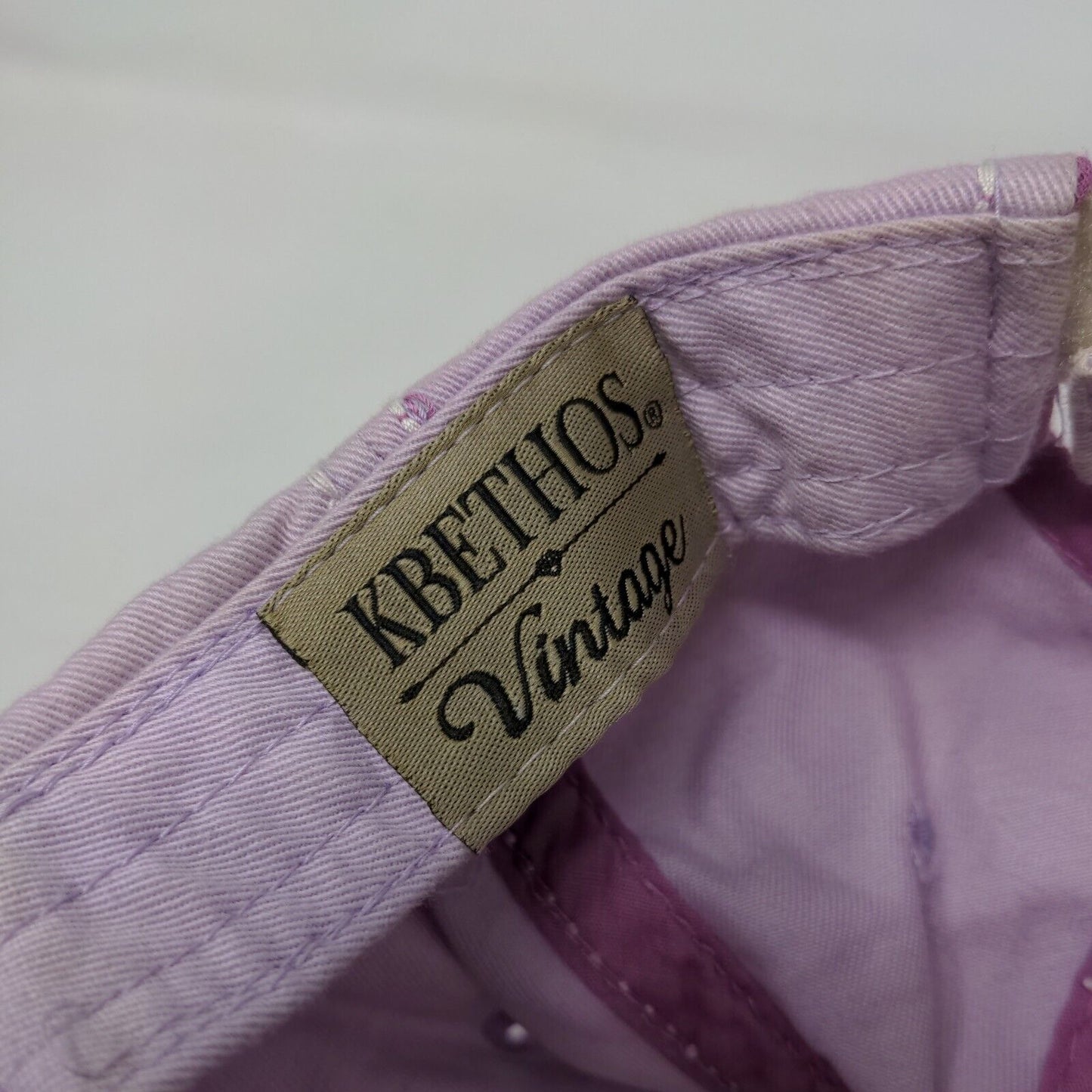 Bad Hair Day Strapback Hat Purple One Size Distressed KB ETHOS Vintage