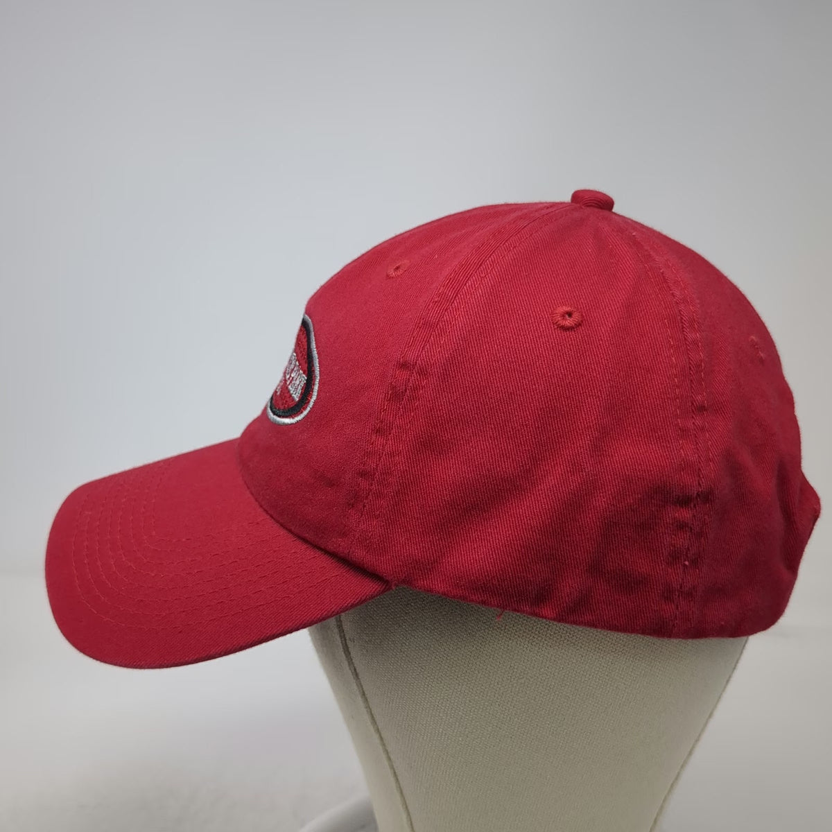Fahrenheit Baseball Cap Red One Size Farragut State Park Idaho Cotton Patch Hat