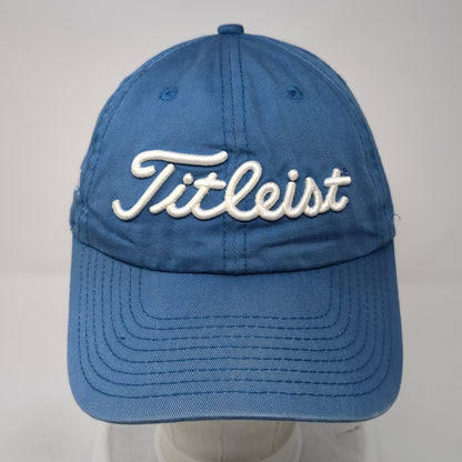 Titleist Slideback Hat Blue One Size Embroidered Spell Out 6 Panel