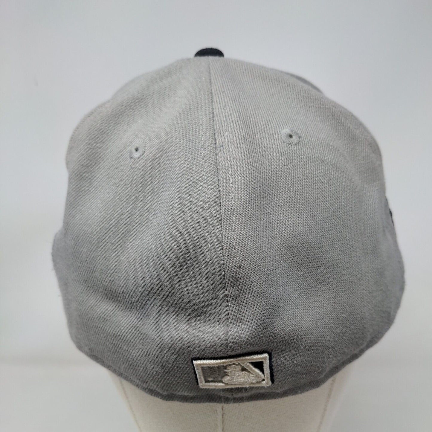 New York Yankees Fitted Hat Gray New Era 59Fifty 7 5/8 Embroidered Logo MLB