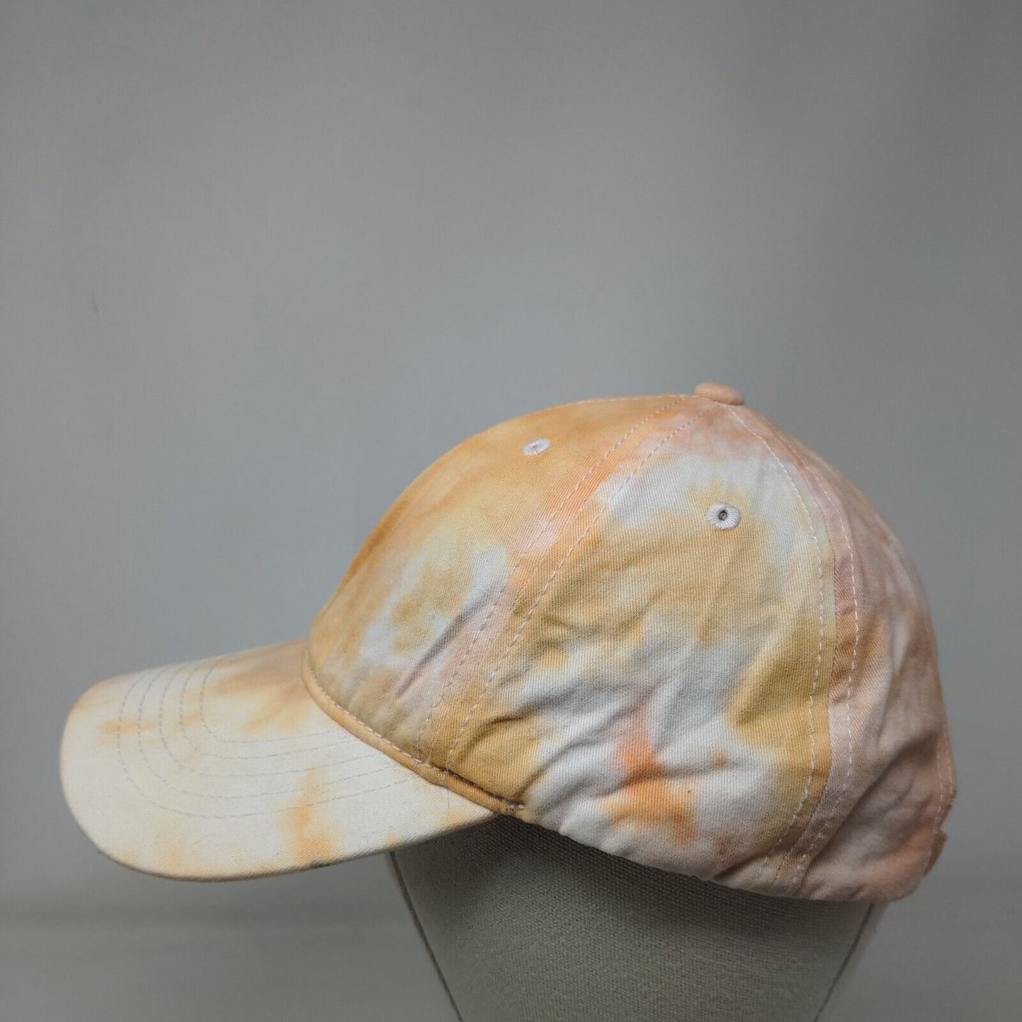 Unbranded Slideback Hat Multicolor OSFM Tie Dye Vent Holes 6 Panel Blank