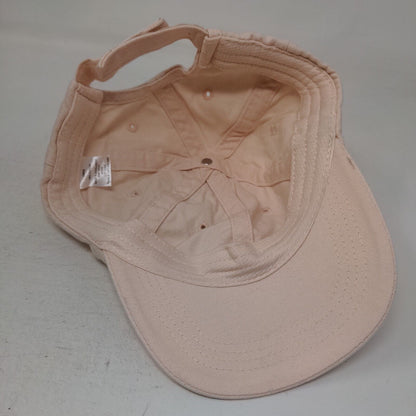 Unbranded Strapback Hat Pink OSFM Adjustable 6 Panel Vent Holes Blank