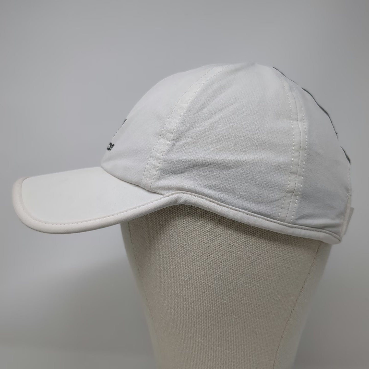 Adidas Baseball Cap White One Size Three Stripes Trefoil Logo Performance Hat