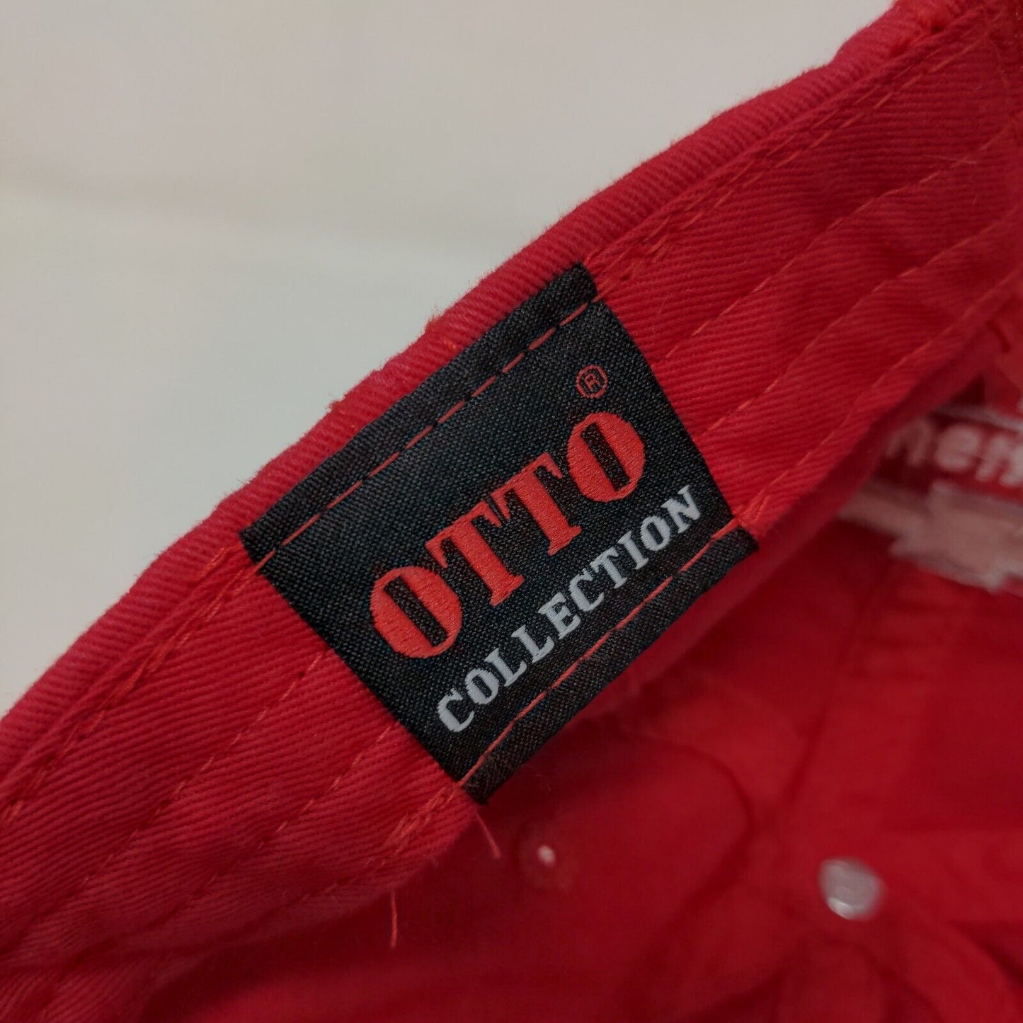 Otto Collection Men's Strapback Hat Red OSFM Lachman Commerical Chevrolet