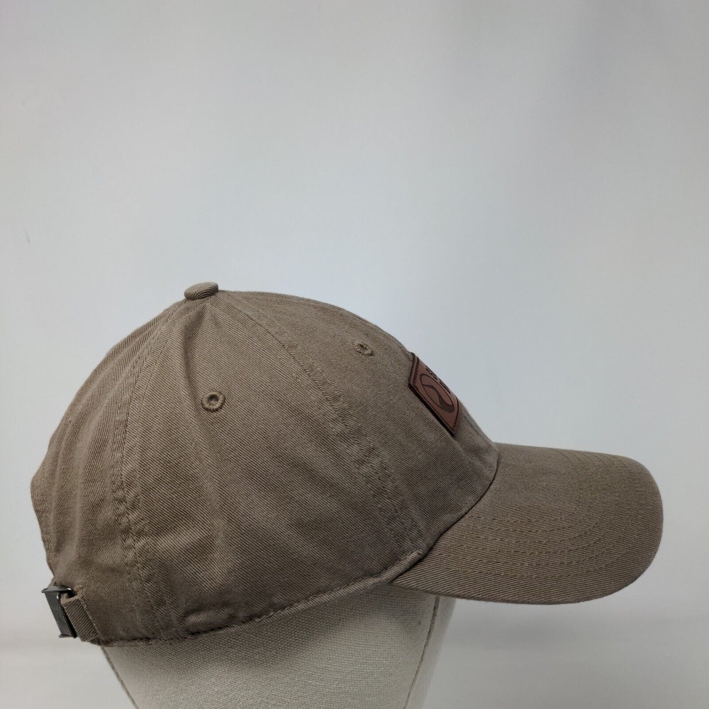 Sunriver Brewing Slideback Hat Brown Small Vented Holes 6 Panel Richardson