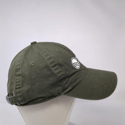 SPF Water Engineering Slideback Hat Green One Size Solid Ahead Vintage