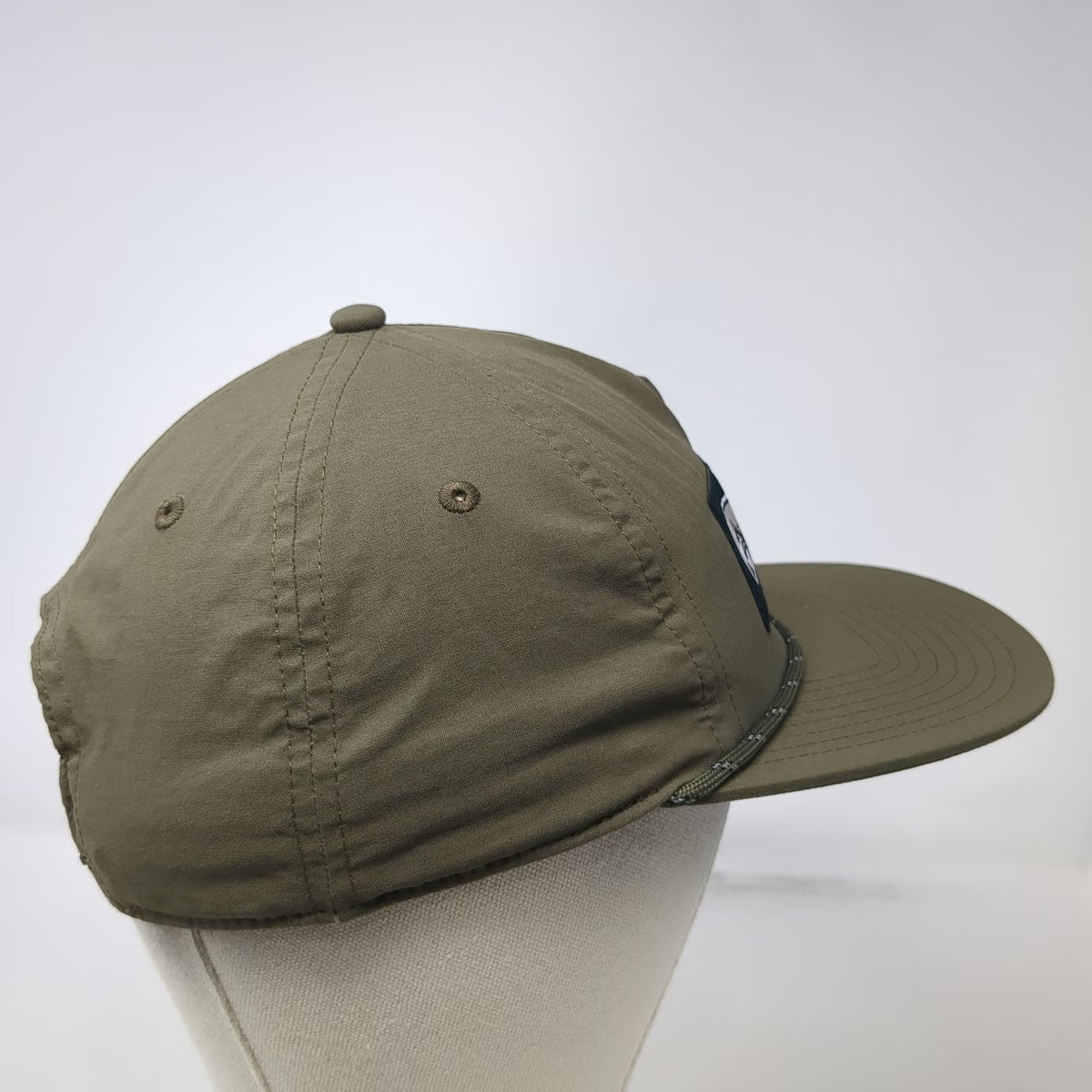 KÜHL 5 Panel Green Hat One Size Snapback Rope Mountain Logo Performance Cap