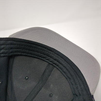 Otto Snapback Hat Black One Size Adjustable Big Horn Colorblock 6 Panel