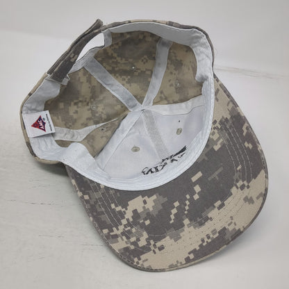 AMC Baseball Cap Gray Digital Camo Wyakin Foundation Meritor OSFM Hat 6-Panel