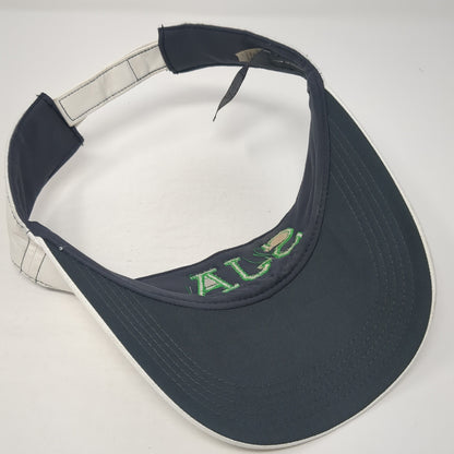 SJA Sun Visor Cap White One Size Adjustable Embroidered Lightweight Nike Golf