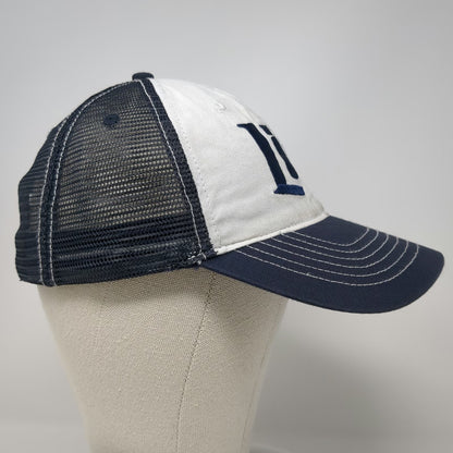 Zkapz Trucker Hat Blue One Size Miller Lite Beer Logo Mesh Snapback Contrast