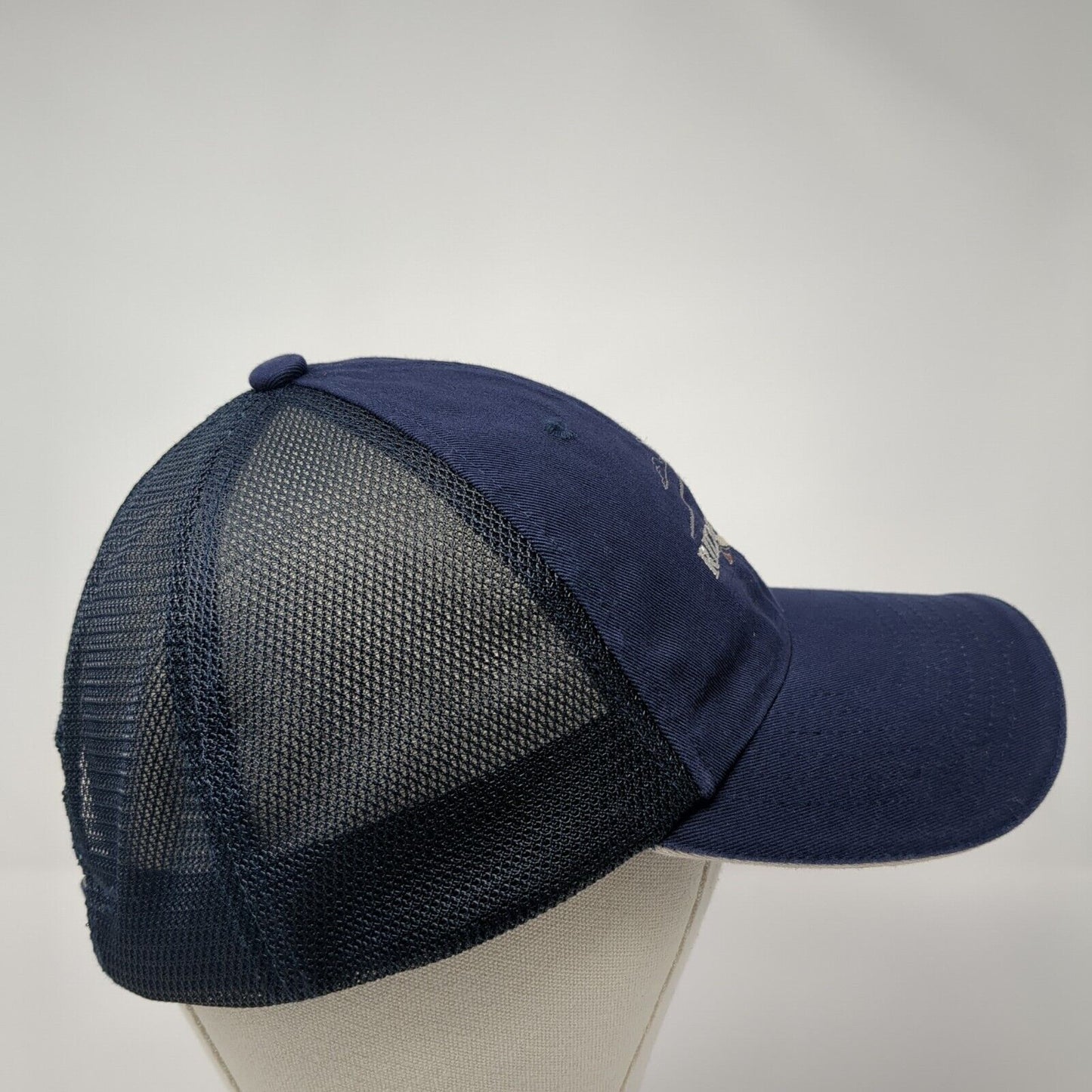 Ridgecrest Golf Club Slideback Mesh Back Trucker Hat Blue One Size Dpc