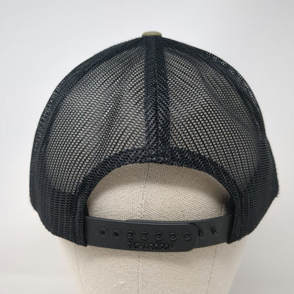 Richardson 112 Trucker Hat Green OSFM HK A CRH Company Leather Patch Snapback