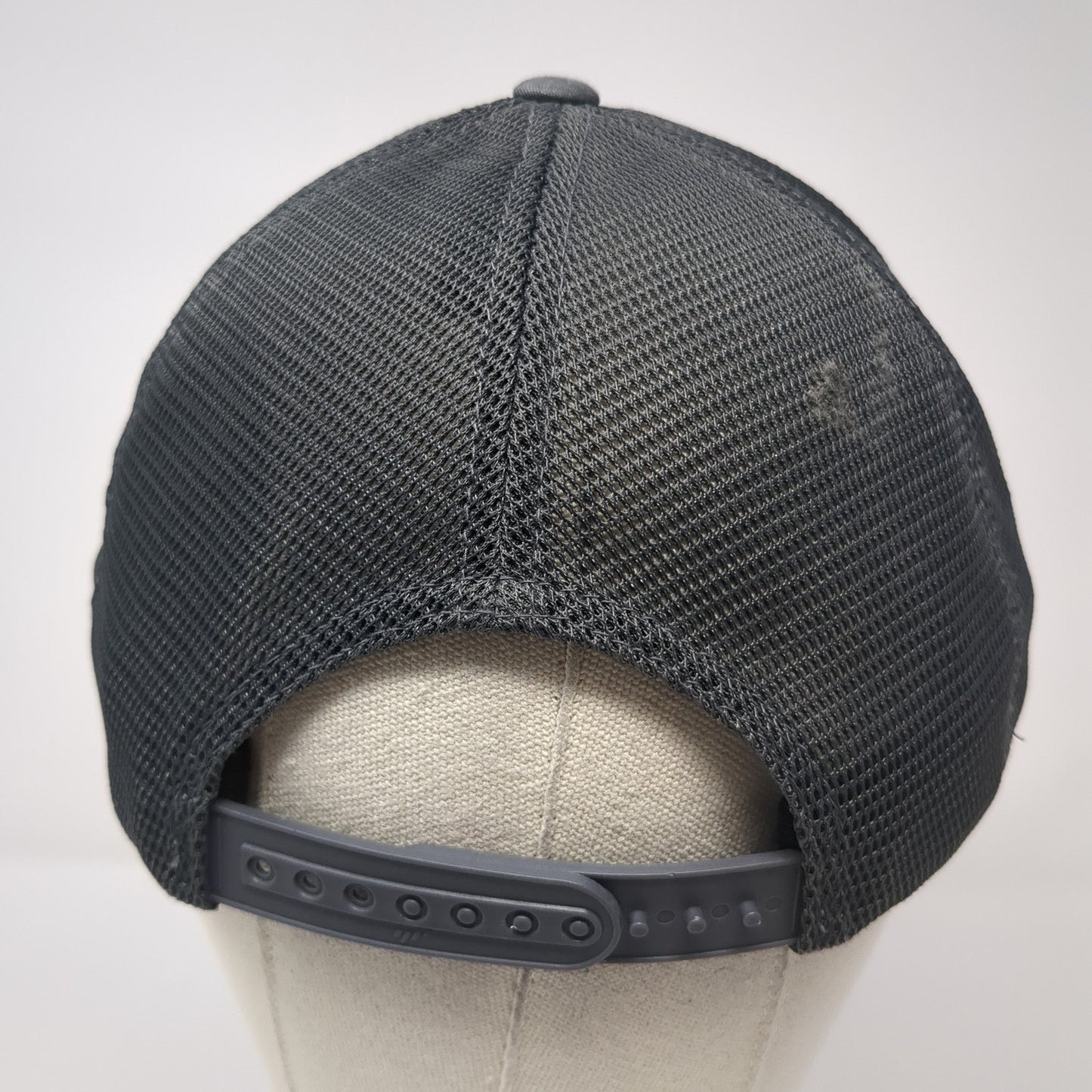 Roger The Plumber Snapback Trucker Hat Gray One Size Mesh Back Flexfit