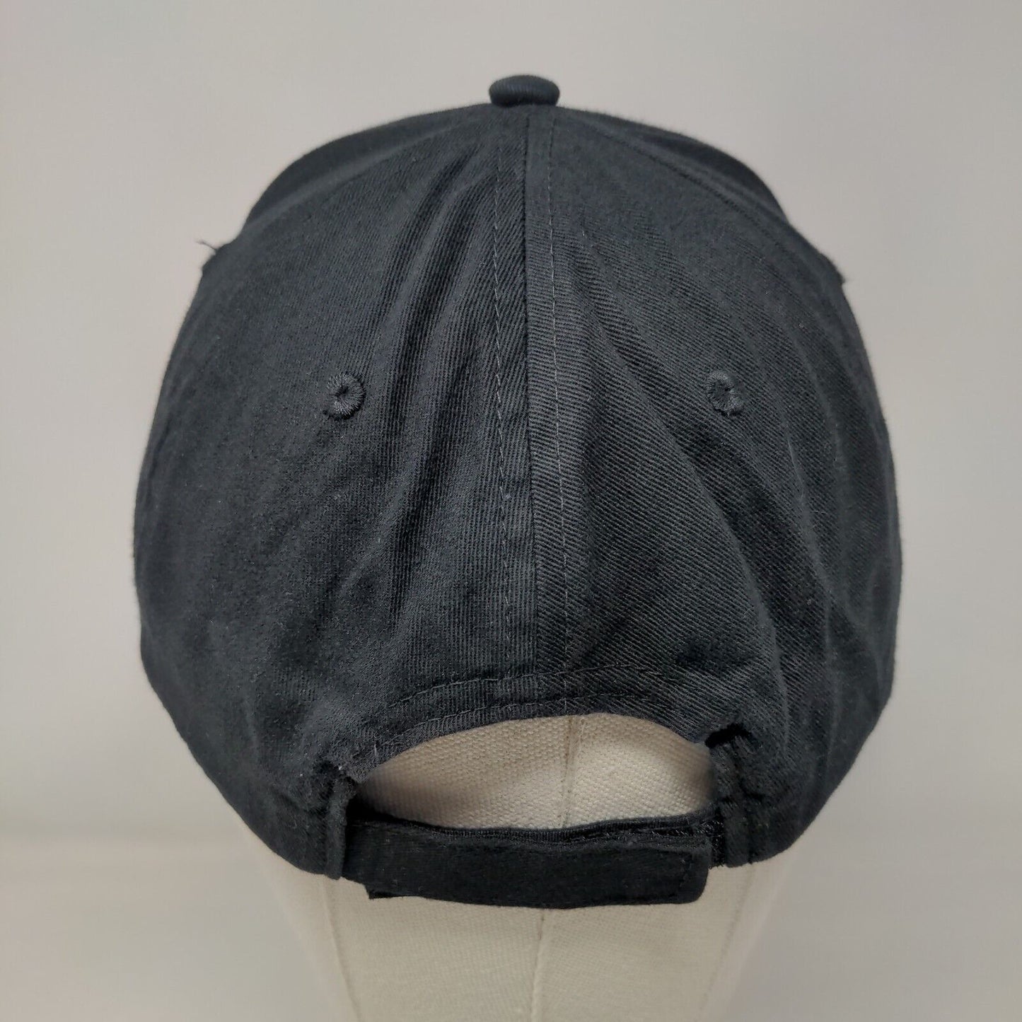Jack Daniel's Old No. 7 Brand Strapback Hat Black OSFM Adjustable Embroidered