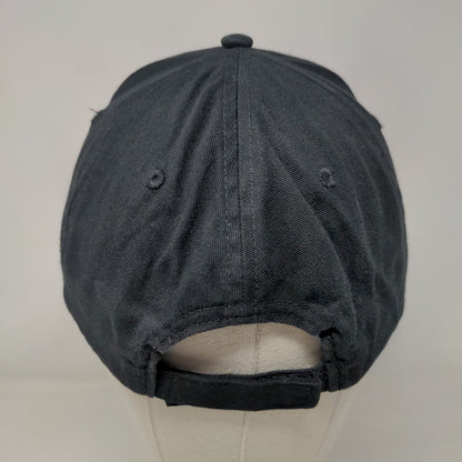 Jack Daniel's Old No. 7 Brand Strapback Hat Black OSFM Adjustable Embroidered