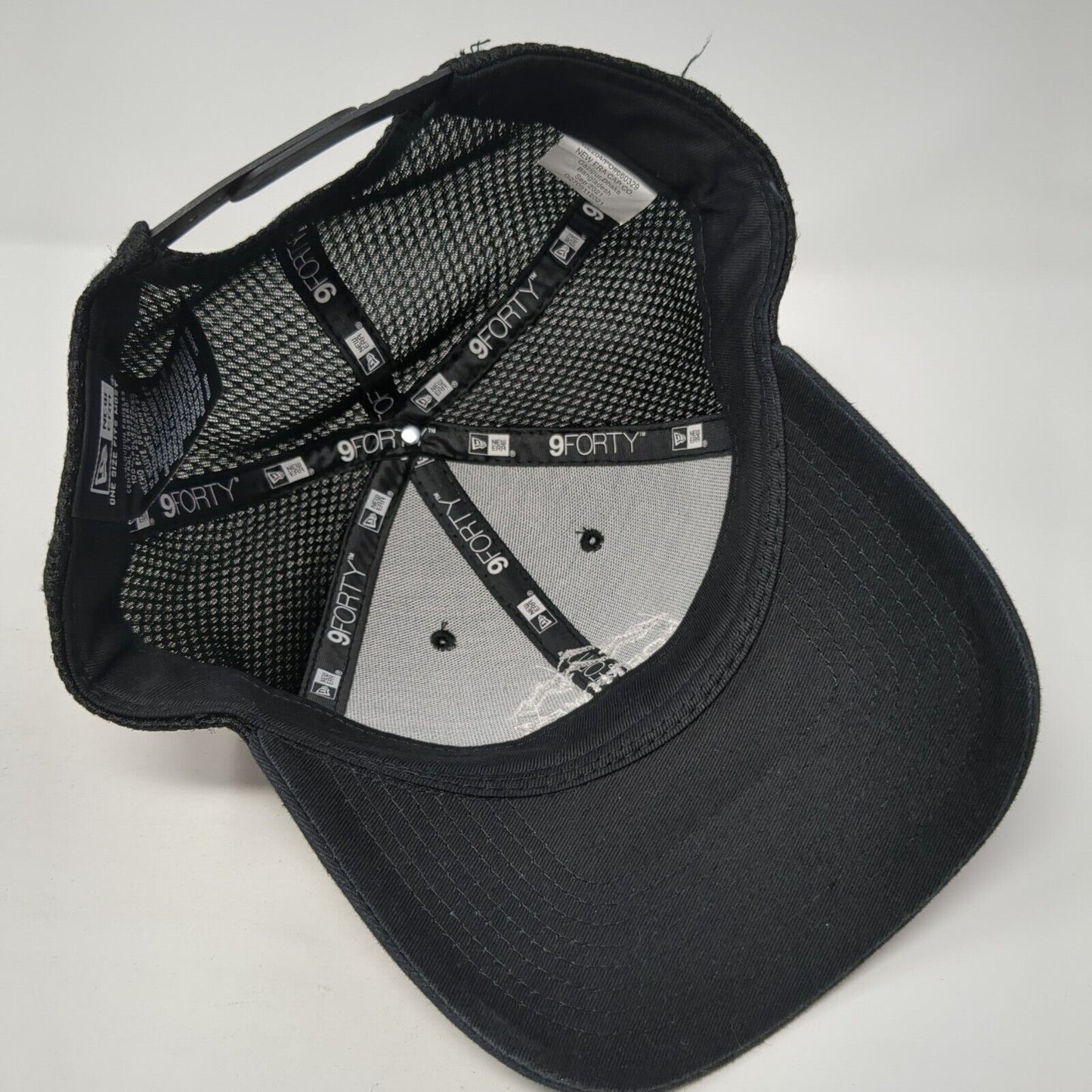 Northwest Interiors Snapback Trucker Hat Black OS Adjustable Mesh 9Forty New Era