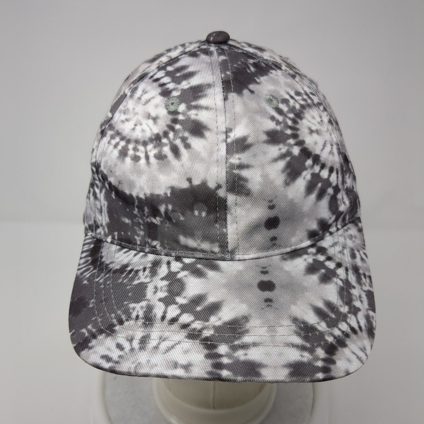 Unbranded Strapback Hat Multicolor OS Adjustable Tie Dye Vented Holes 6 Panel
