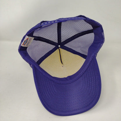 Silver City Lodge #13 Homedale ID Snapback Trucker Hat Purple OS Mesh Back Rope