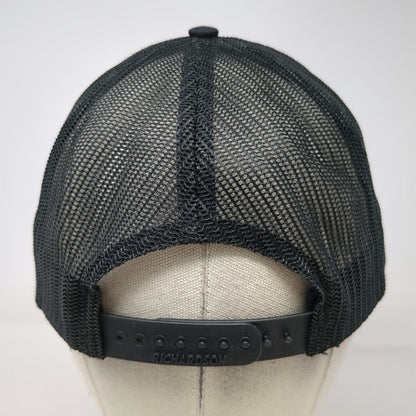 Richardson Trucker Hat Black One Size P.J. Whelihan's Pub Restaurant Mesh Back