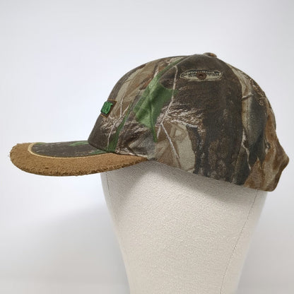 Lumbermens Baseball Cap Brown Realtree Camo One Size Frayed Brim Building Hat