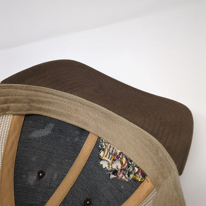 Beer Guys Saloon Snapback Trucker Hat Brown M/L Mesh Back Richardson
