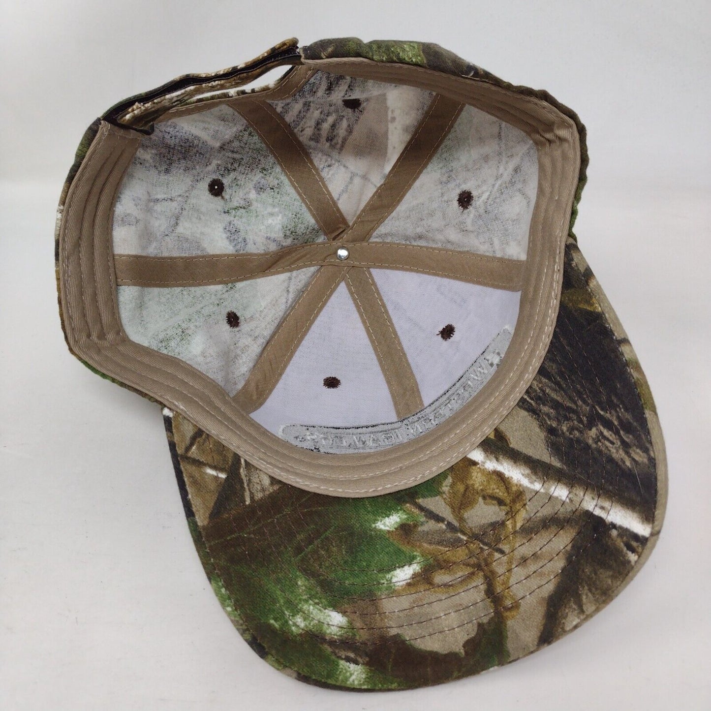 Western Trailers Strapback Hat Camouflage OS Adjustable Embroidered 6 Panel