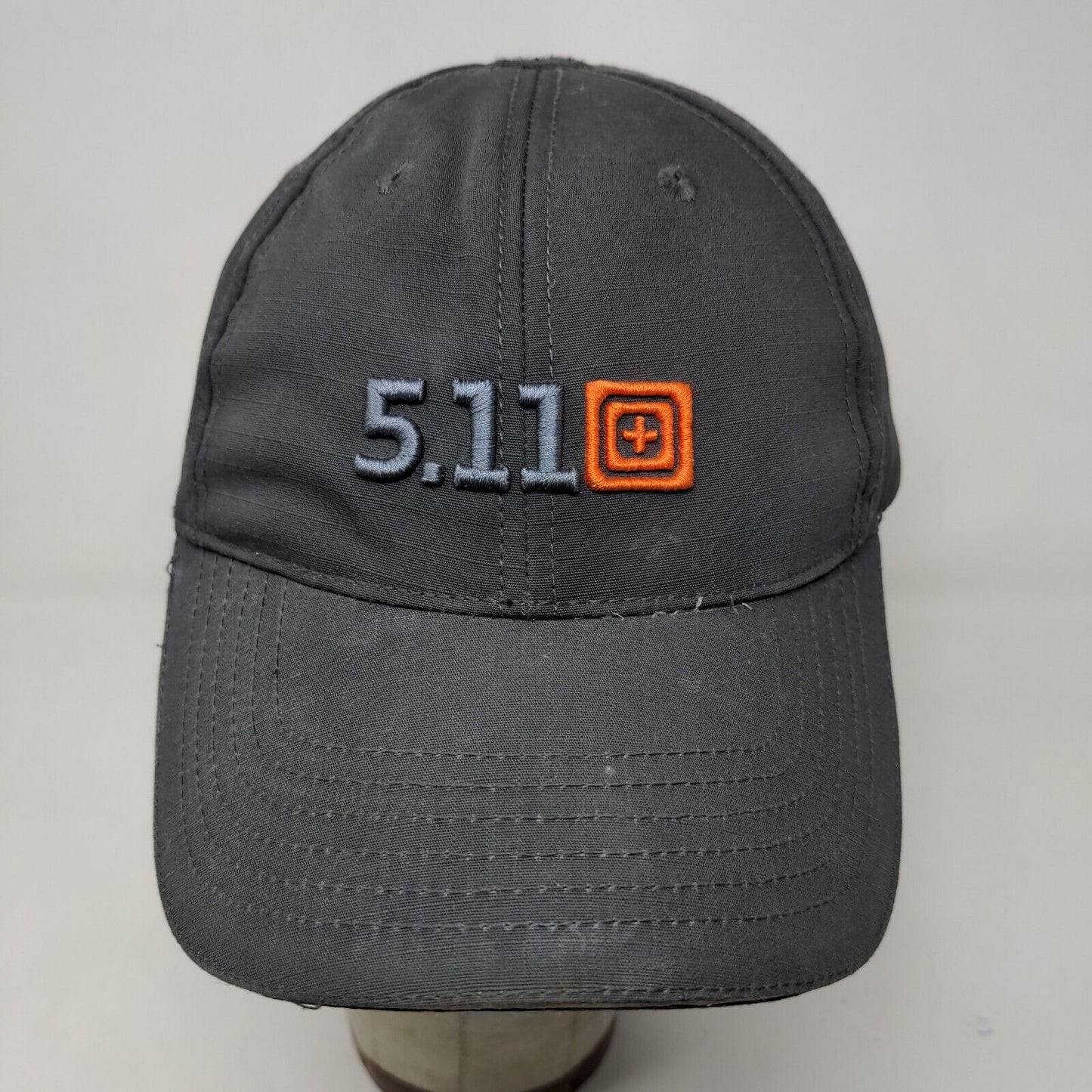 5.11 Tactical Series Men's Strapback Hat Gray Size OS Embroidered Logo 2019