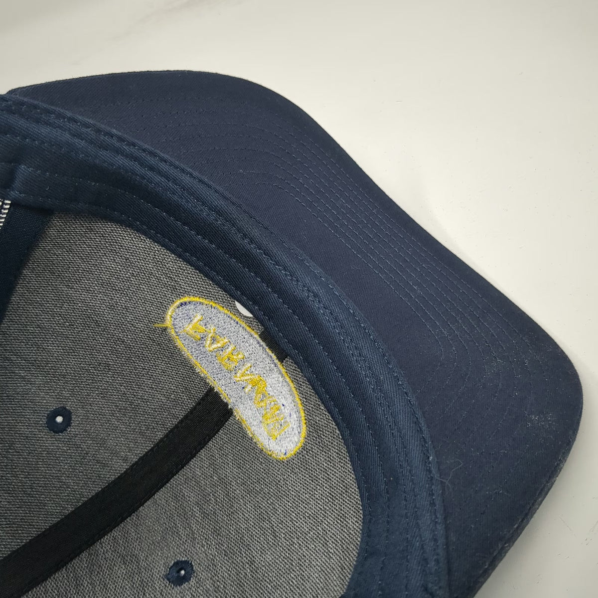 Richardson Trucker Hat Blue One Size Farnam Embroidered Patch Mesh Snapback 112
