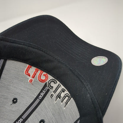 Rip City Strapback Hat Black One Size Adjustable Embroidered 6 Panel Adidas