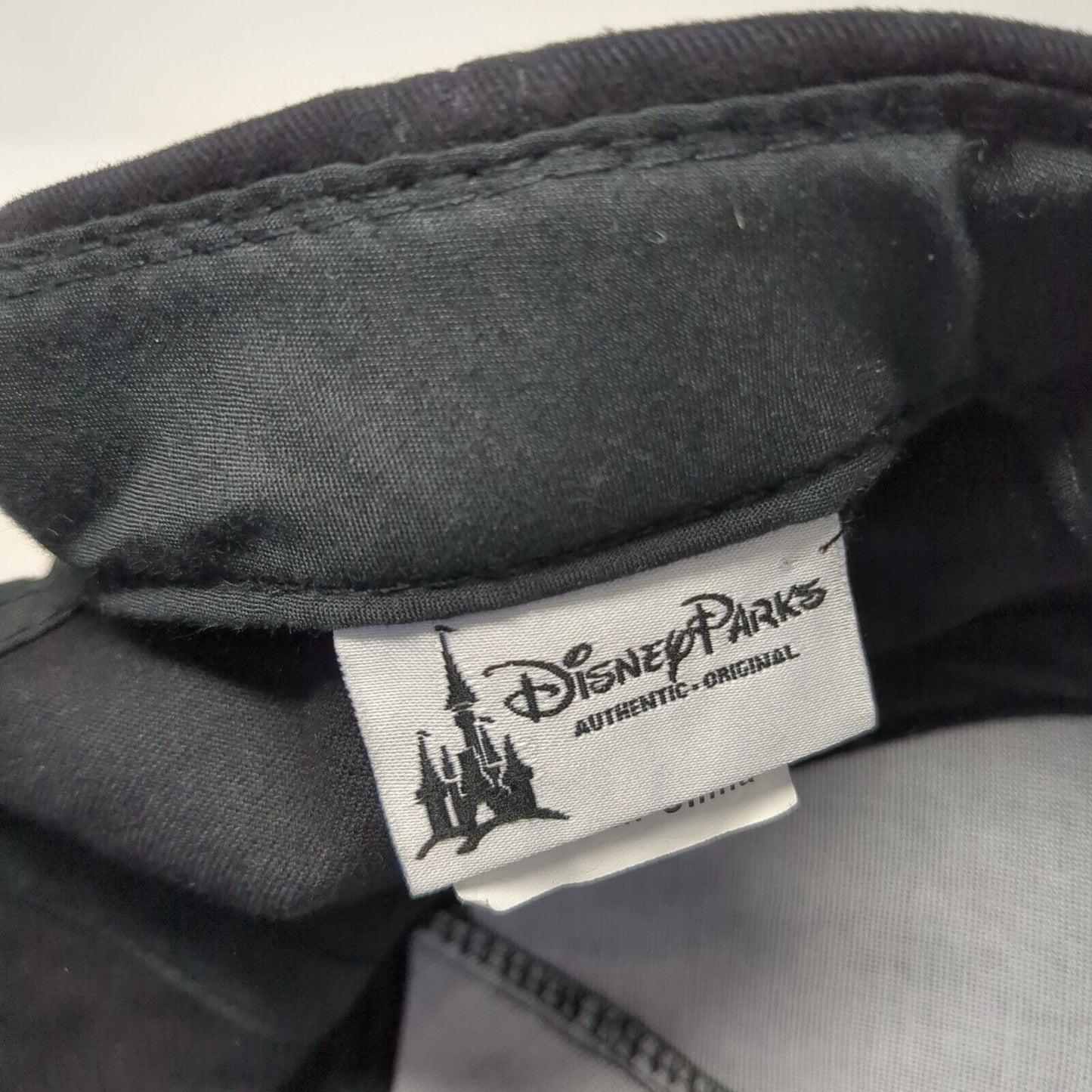 Mickey Mouse Bling Strapback Hat Black One Size Adjustable Rhinestone