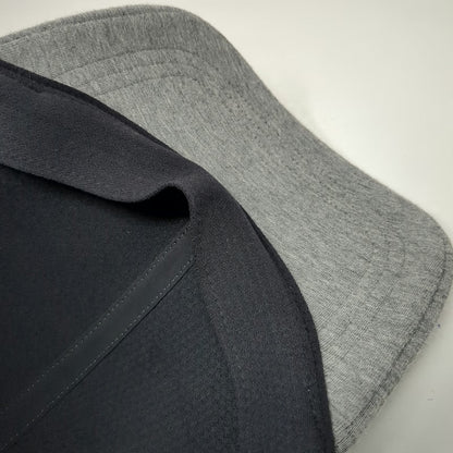 lululemon Baseball Cap Gray One Size Slideback Stretch Cotton Blend Logo Hat