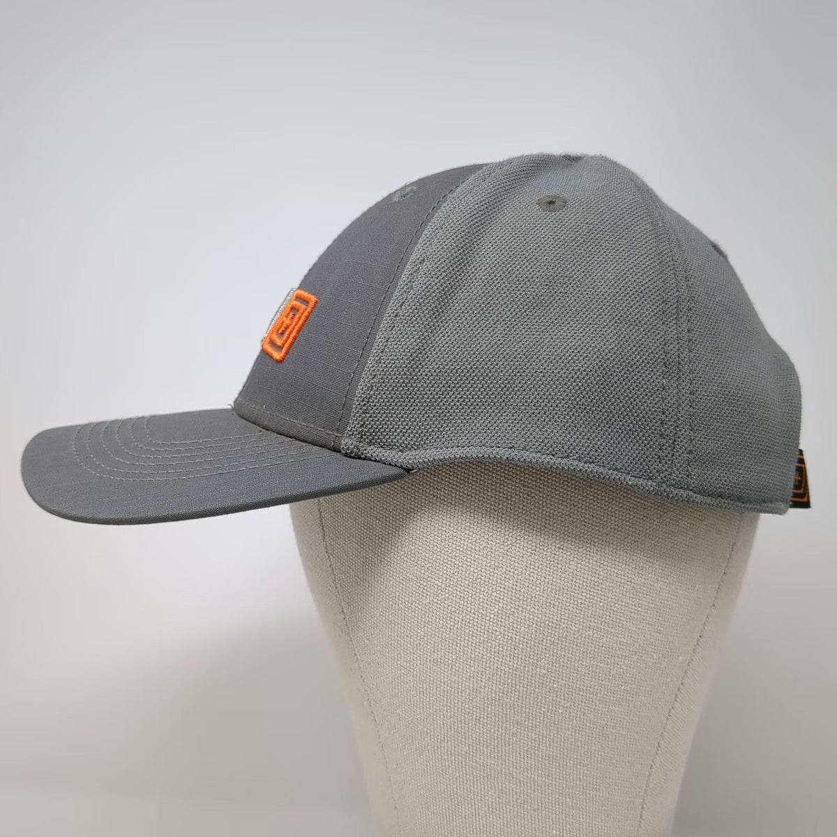 5.11 Tactical Baseball Cap Gray Orange One Size Mesh Back Strapback 2014 Hat
